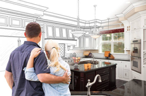 Professional Kitchen Remodeling technician working in Bellevue, WA